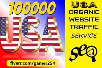 send real organic USA web traffic