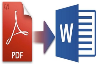 convert scan text document to responsive and editable text