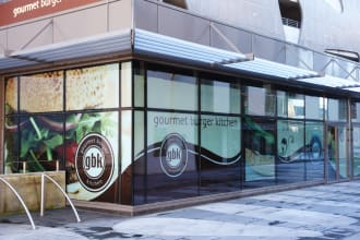 design amazing showcase, storefront, shopfront graphics
