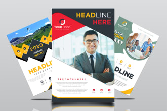 design a professional business flyer or poster