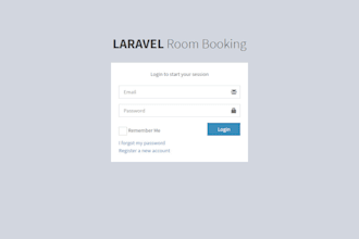 create laravel room booking system