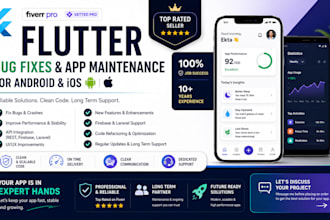 fix flutter bugs improve flutter app for android and ios