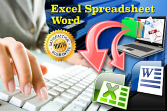 do data entry in Ms Excel with in 3 hrs