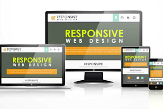 do your website landing page design with checkout