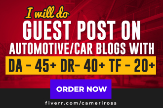 do high da guest post on automotive and car blogs