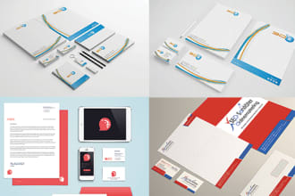 do letterhead or business card or  invoice or stationary design
