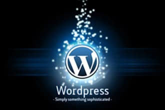 create Wordpress blog and install 1 plugins of your choice and install a best theme of your choice for onsite seo check extra