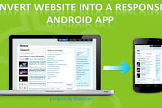 convert your site to daunting android app