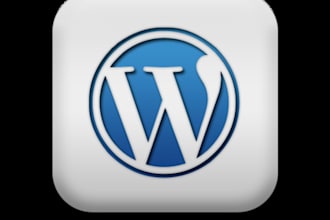 install/setup your wordpress blog on your hosting server with your custom wordpress theme plus essential plugins