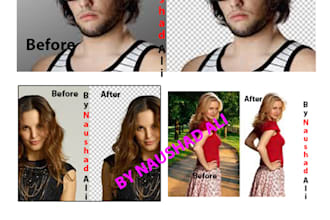 remove background of profile image and products picutres