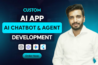 develop ai saas, ai mobile, ai chatbot, ai agent and ai software