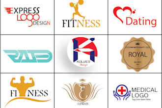design 2 unique, catchy and minimalist logo in 12 hours