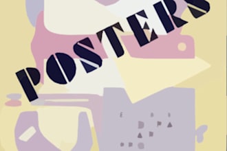 design flyers and posters for parties and events