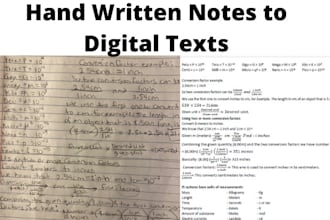 turn your handwritings images and pdf into digital notes