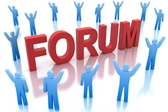add your website link in my forum post