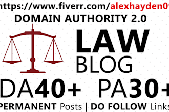 submit guest post in law blog da 40 plus