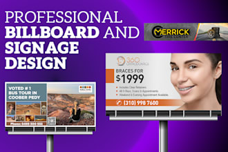 design professional billboard and outdoor signage