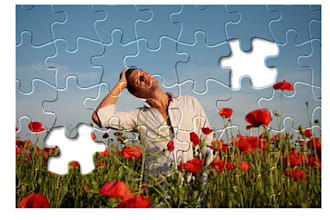 give a realistic and beautiful Puzzle effect to 1 or 3 PICTURES in 24h