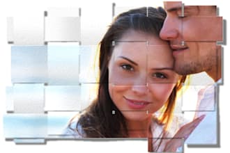 do some images editing with a Mesh effect to 1 or 3 PHOTO