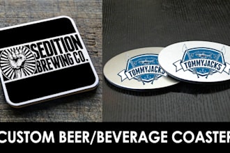 design a beverage beer coaster