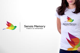 design FLAT minimalist logo