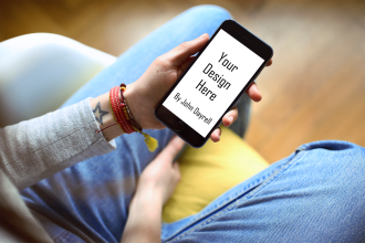 make any app mockup on iPhone 6 screen