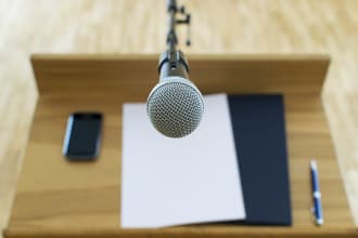 writing speeches and or help with public speaking
