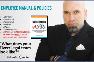 write your employee manual and policies