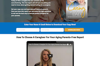 design Landing page or Squeeze page