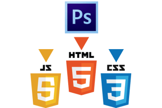 convert PSD to Responsive HTML5 and CSS3