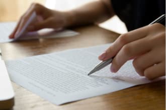 proofread and edit any document or article