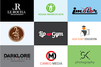 design minimalist logo and animation