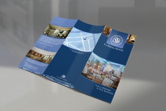 do professional trifold brochure design