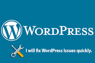 fix wordpress issues quickly