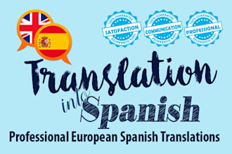 translate to spanish, professional translation service