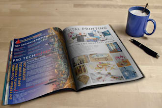 design a professional portfolio, booklet, magazine or brochure