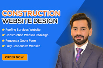 create wordpress website, construction website on wordpress