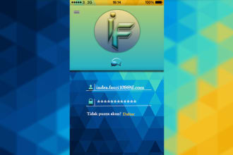 created mobile design on time