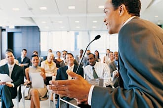 teach you how to speak in public or hold a speech