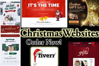 make a Christmas Website on WordPress