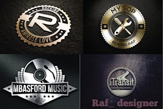 awesome unique retro vintage badge logo in 6 hours