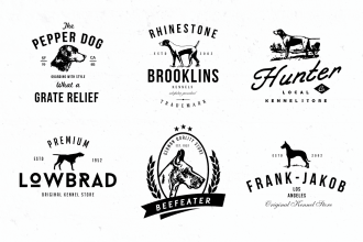 design 3 Cool hipster logo for your company