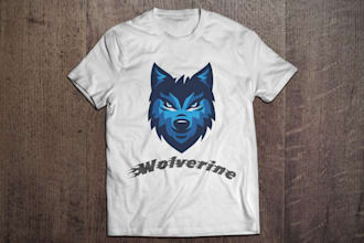 make realistic logo design on your tshirt