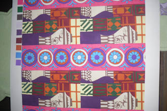 create textile prints and pattren