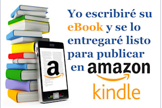 write your ebook ready to publish in amazon