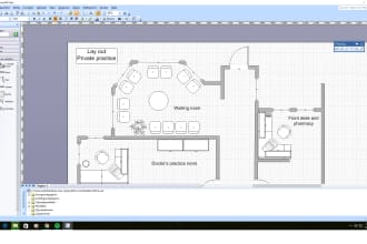 a splendid visio floorplan