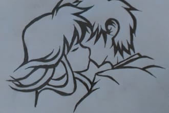 draw anime or tatoos