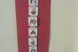 create a visual schedule for you or your child