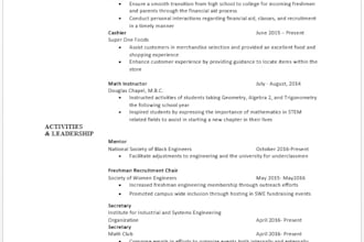 edit and proofread any paper and resume