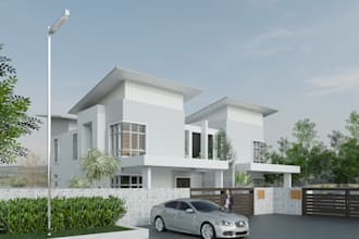 create 3d model with  revit quickly
